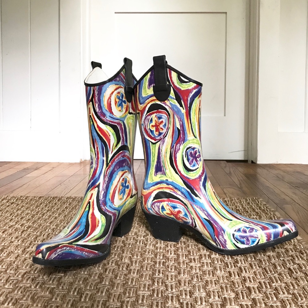 Color-Splashed Boots